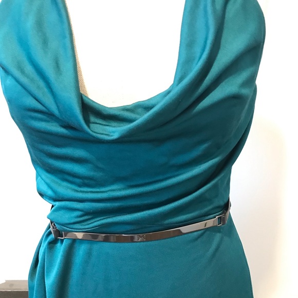 Halston Heritage Belted Jersey Dress - Picture 6 of 7